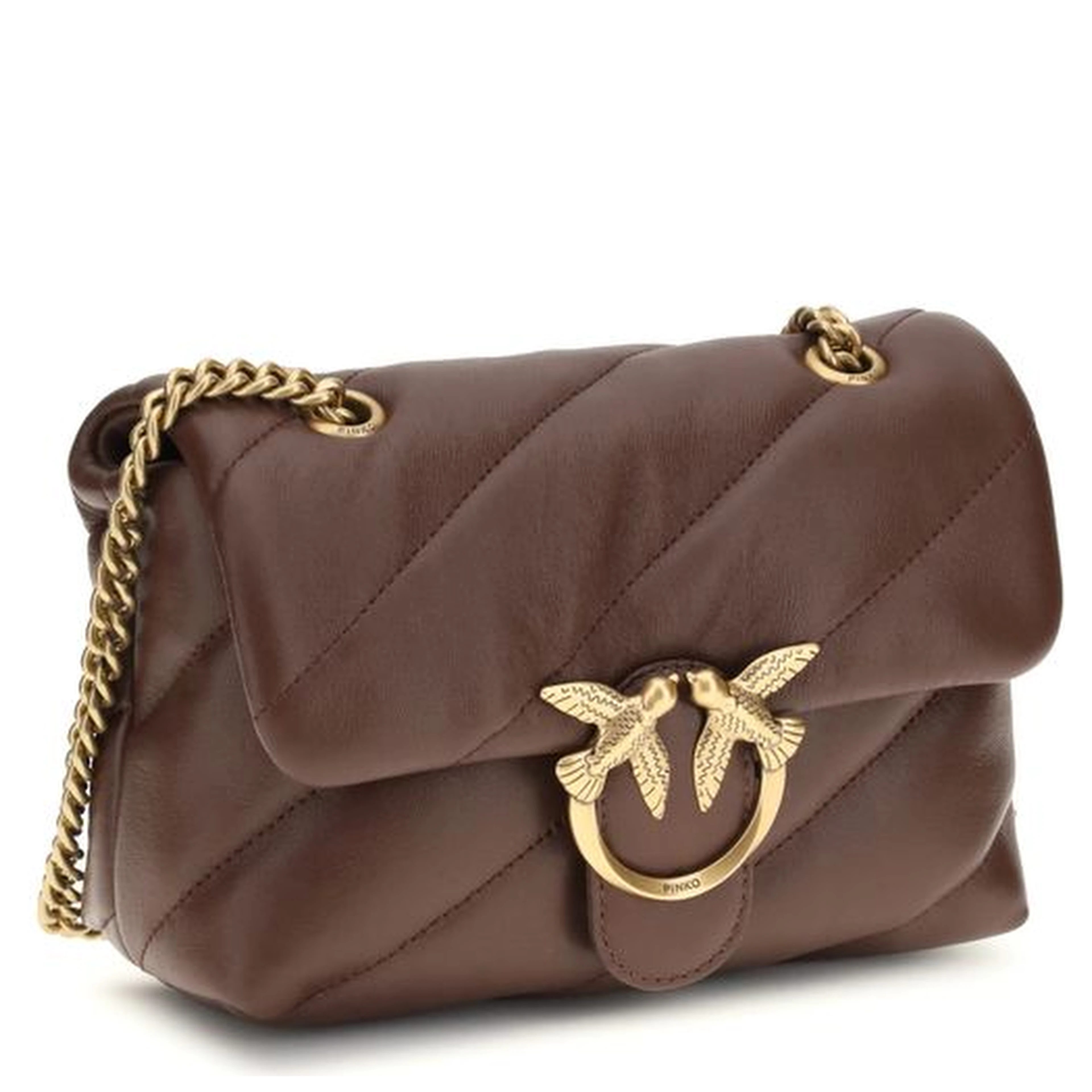 Brown Calf Leather Bos Taurus Shoulder Bag