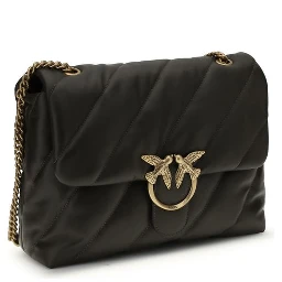 Bicolor Calf Leather Bos Taurus Shoulder Bag