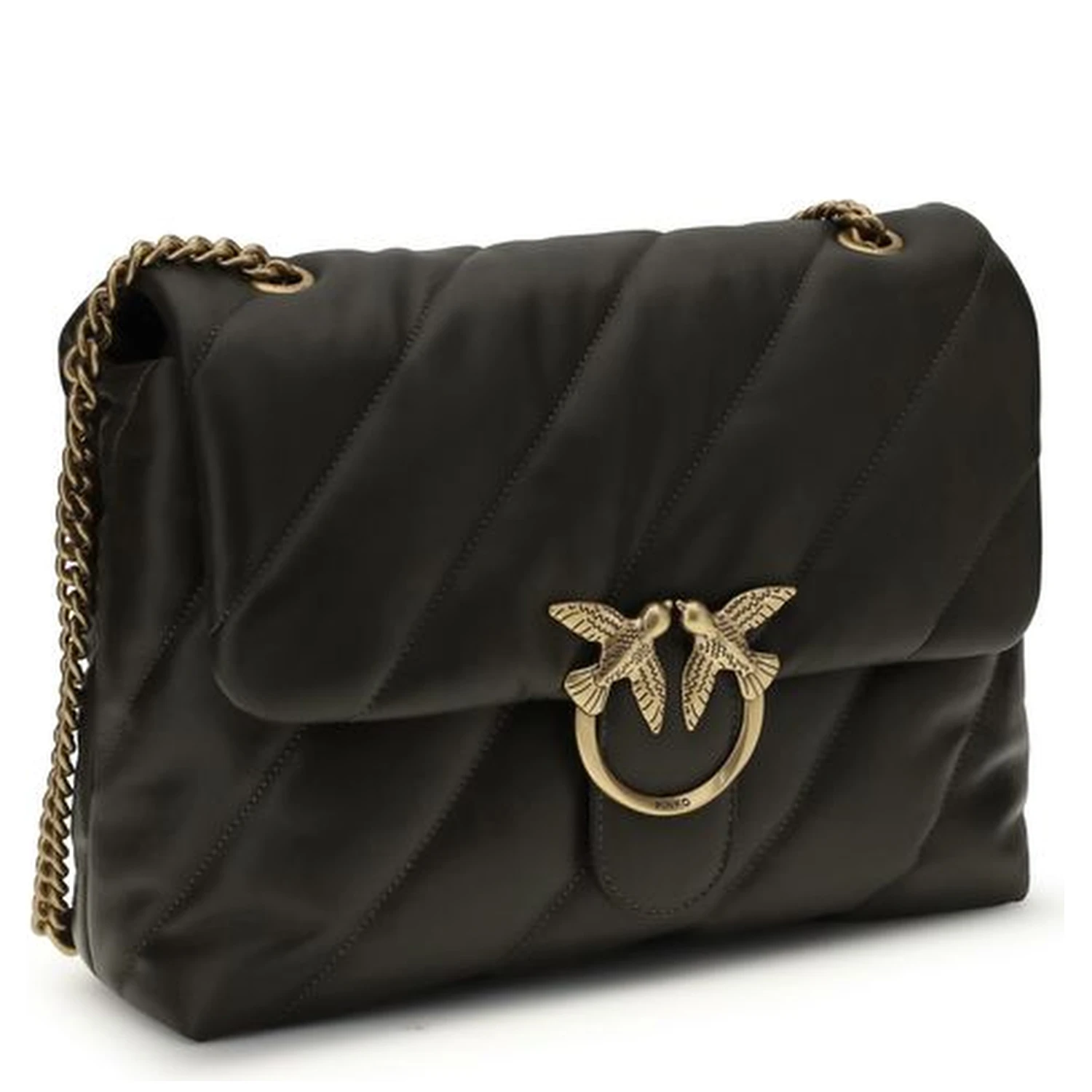 Bicolor Calf Leather Bos Taurus Shoulder Bag