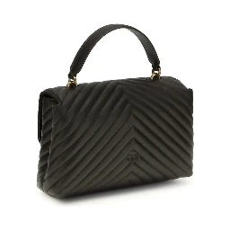 محفظة بوس توروس من جلد العجل ثنائي اللون