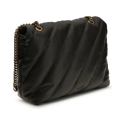 Bicolor Calf Leather Bos Taurus Shoulder Bag