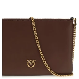 Bordeaux Calf Leather Bos Taurus Shoulder Bag