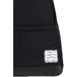 Black Polyester Backpack
