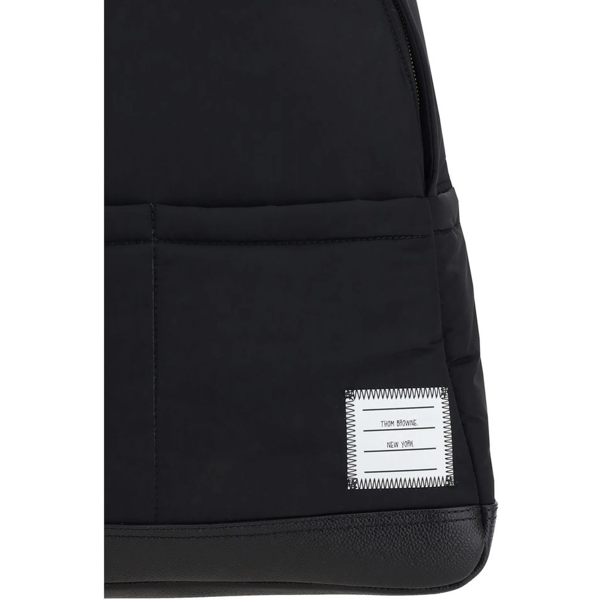 Black Polyester Backpack