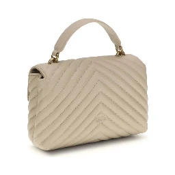 Beige Calf Leather Bos Taurus Wallet