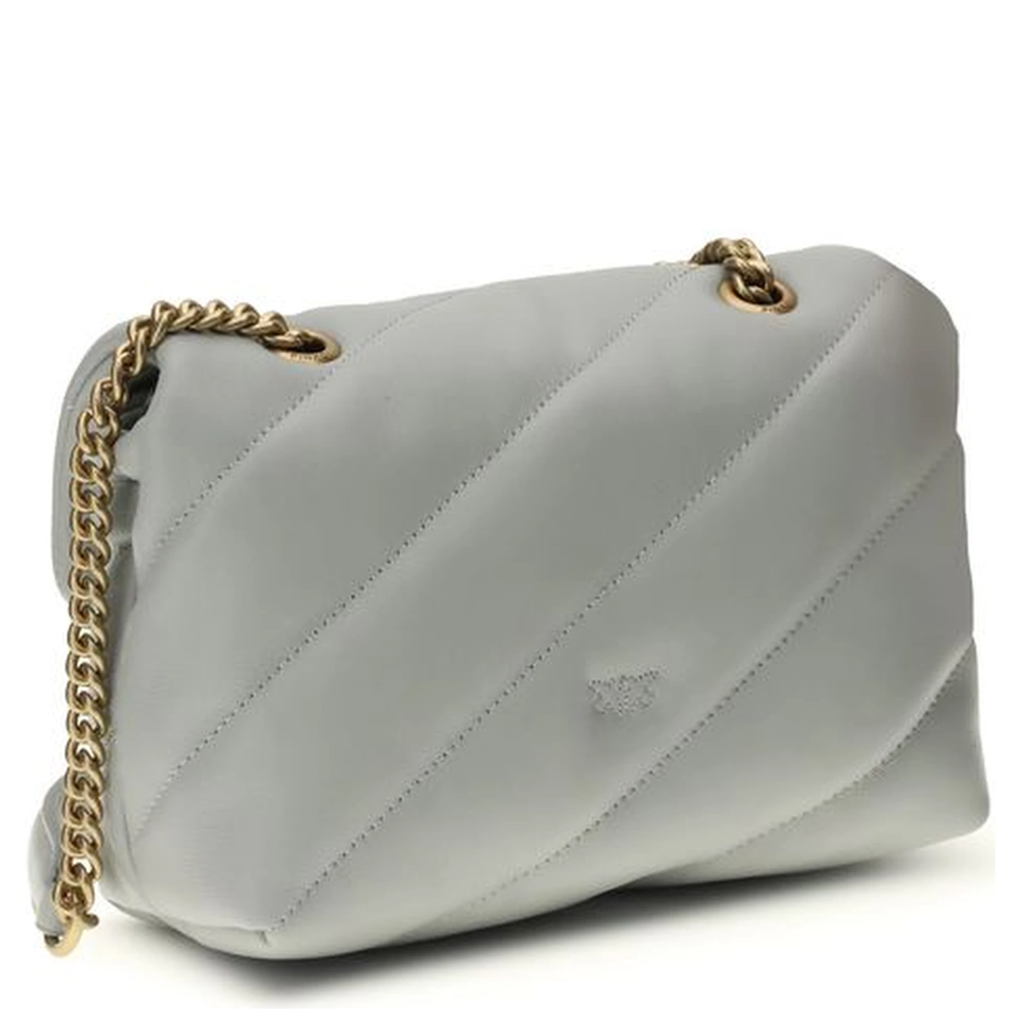 Gray Calf Leather Bos Taurus Shoulder Bag