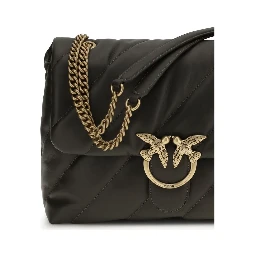 Bicolor Calf Leather Bos Taurus Shoulder Bag