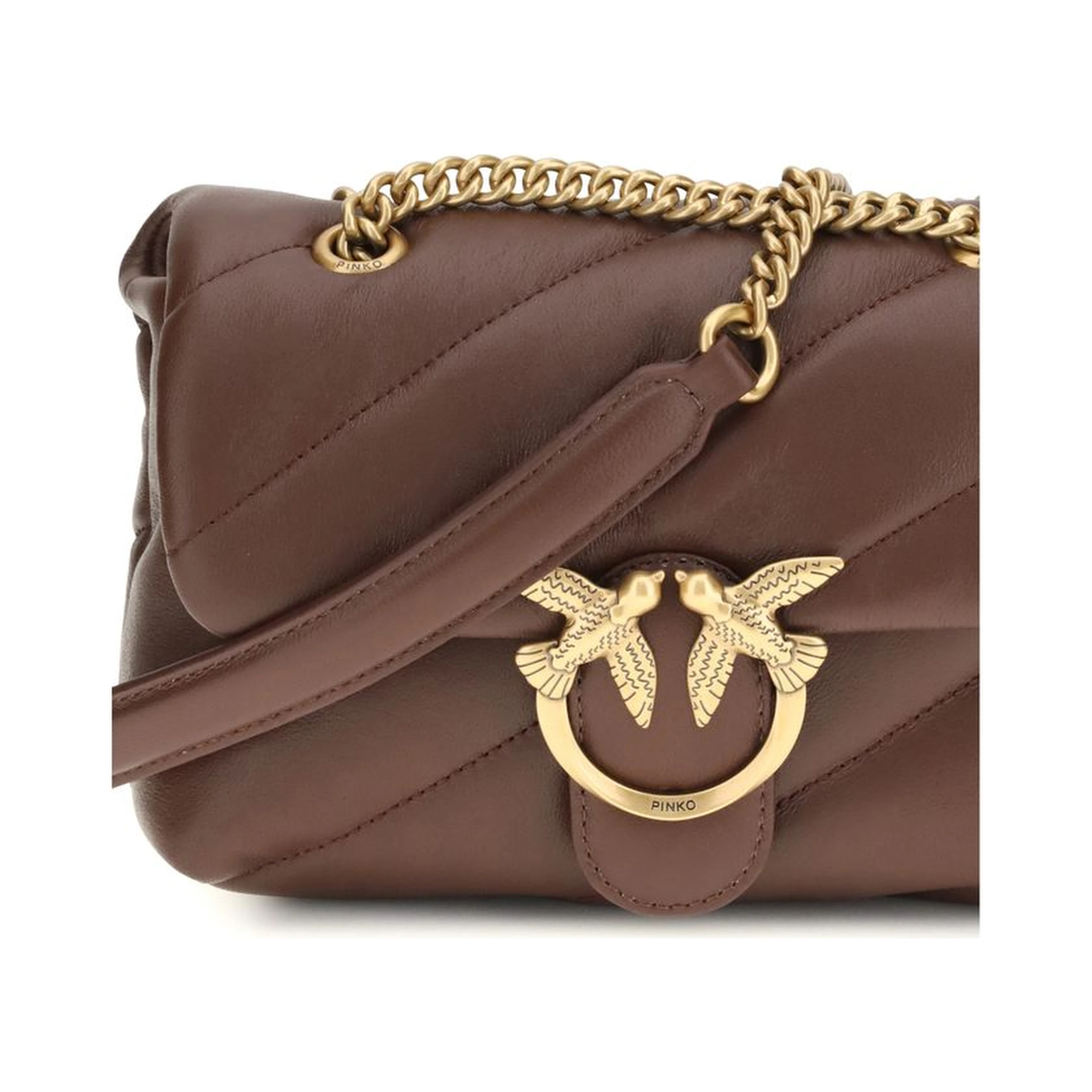Brown Calf Leather Bos Taurus Shoulder Bag
