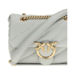 Gray Calf Leather Bos Taurus Shoulder Bag