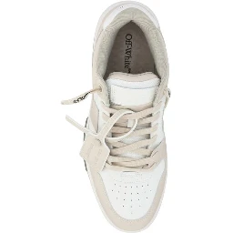 Beige Rubber Low Top Sneakers