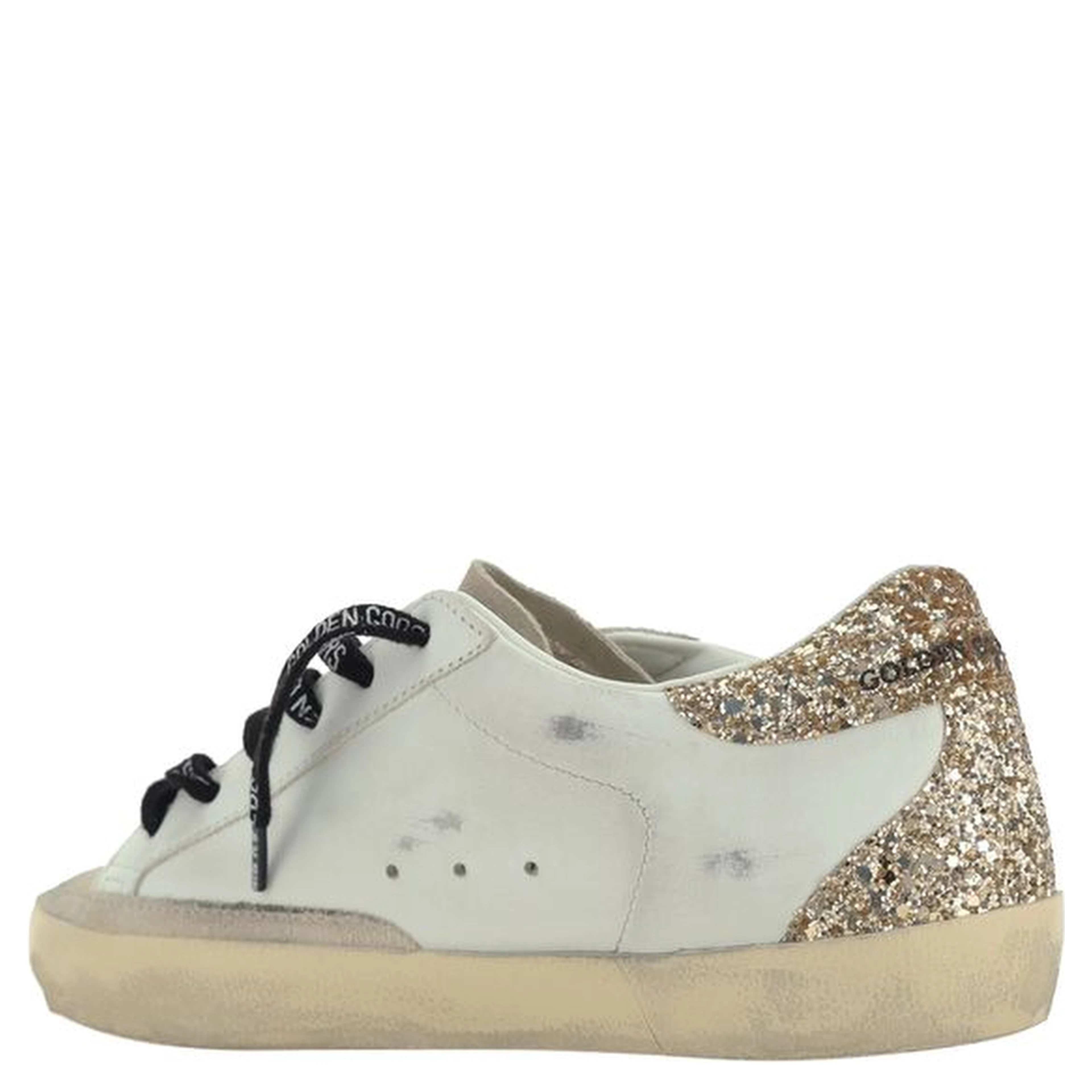 White Calf Leather Bos Taurus Low Top Sneakers