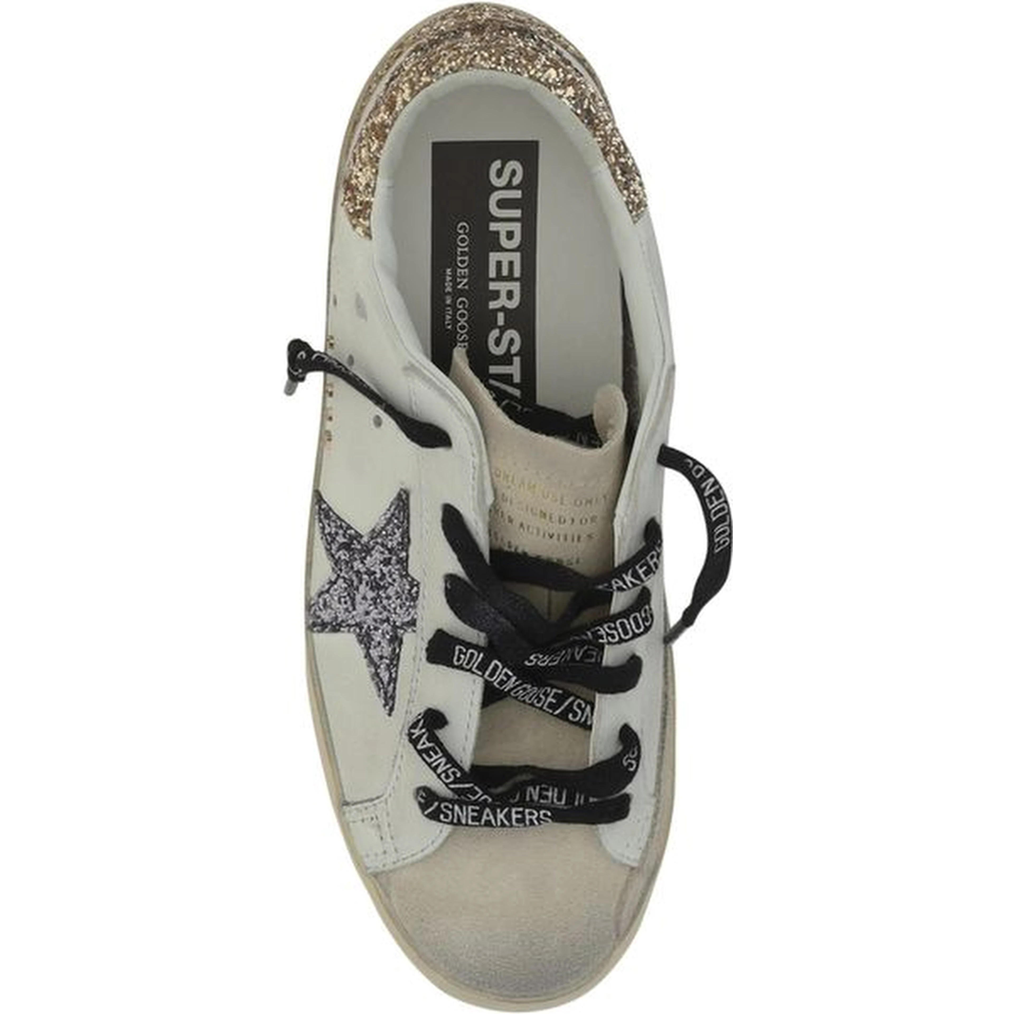 White Calf Leather Bos Taurus Low Top Sneakers