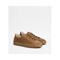 Suede leather sneakers