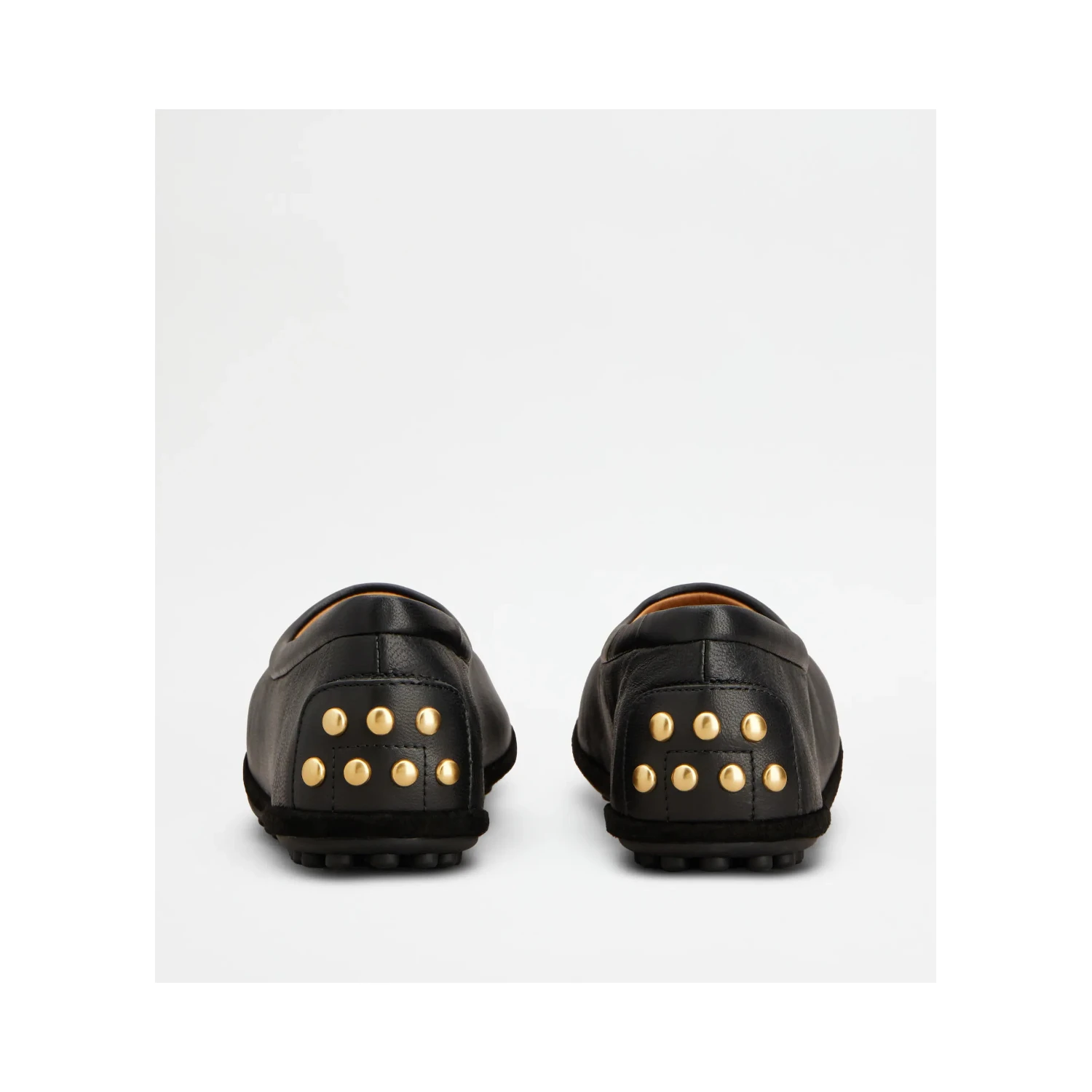 Leather ballets flat with Gommino