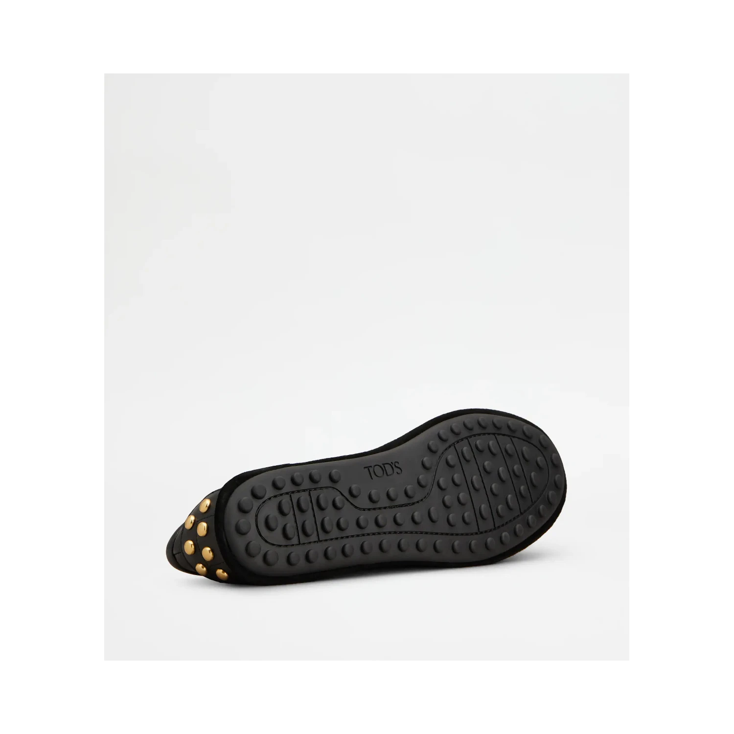 Leather ballets flat with Gommino