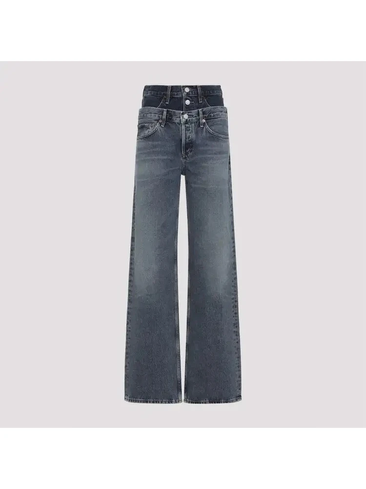 "Elson" double waist jeans
