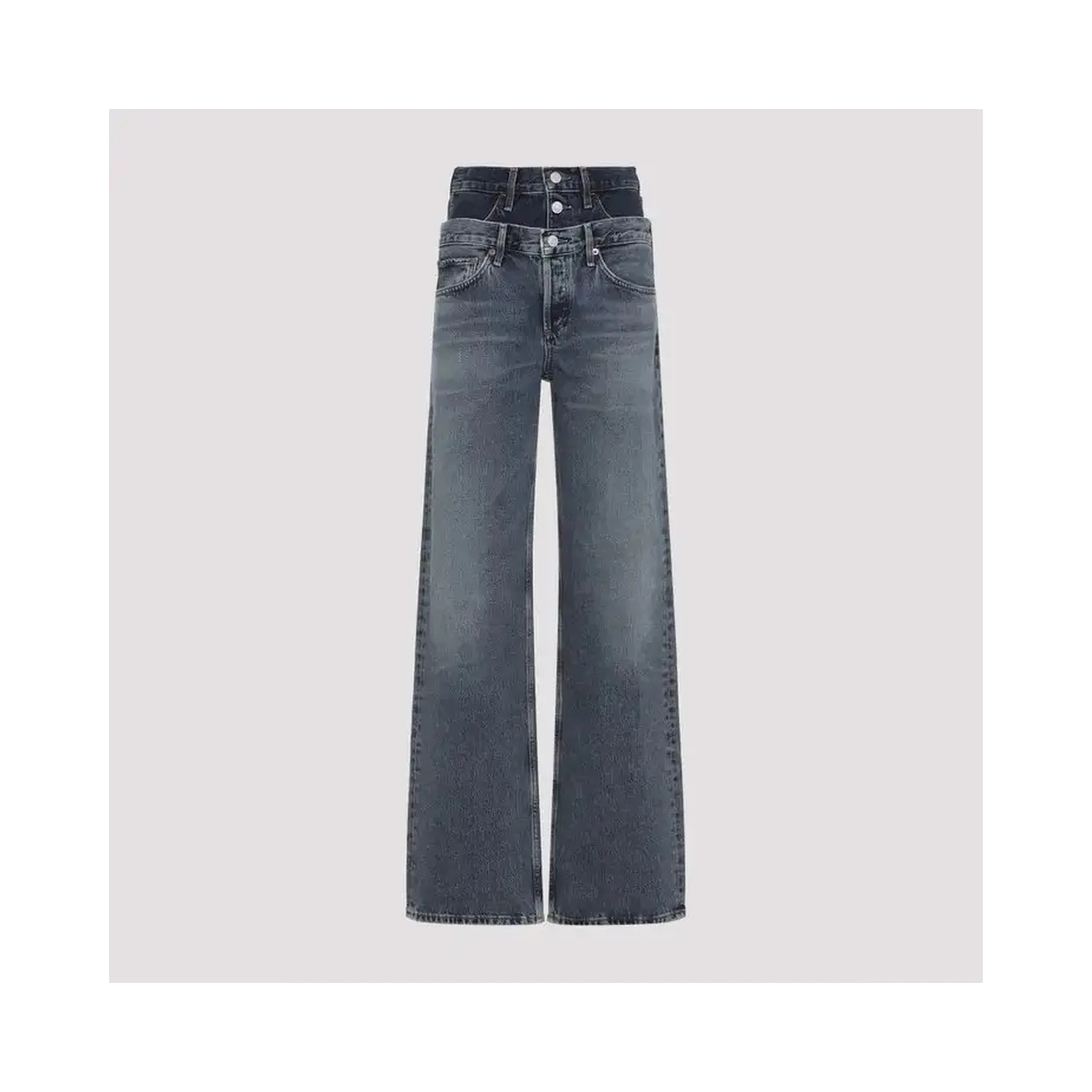 "Elson" double waist jeans