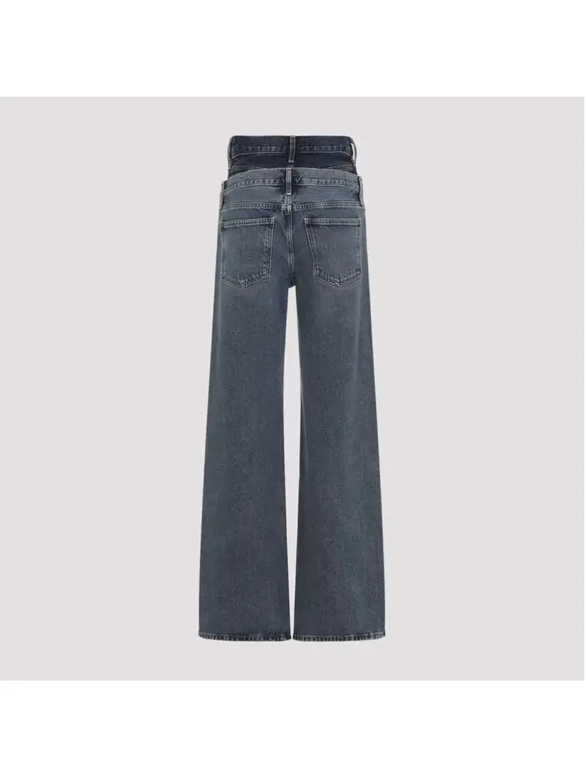 "Elson" double waist jeans