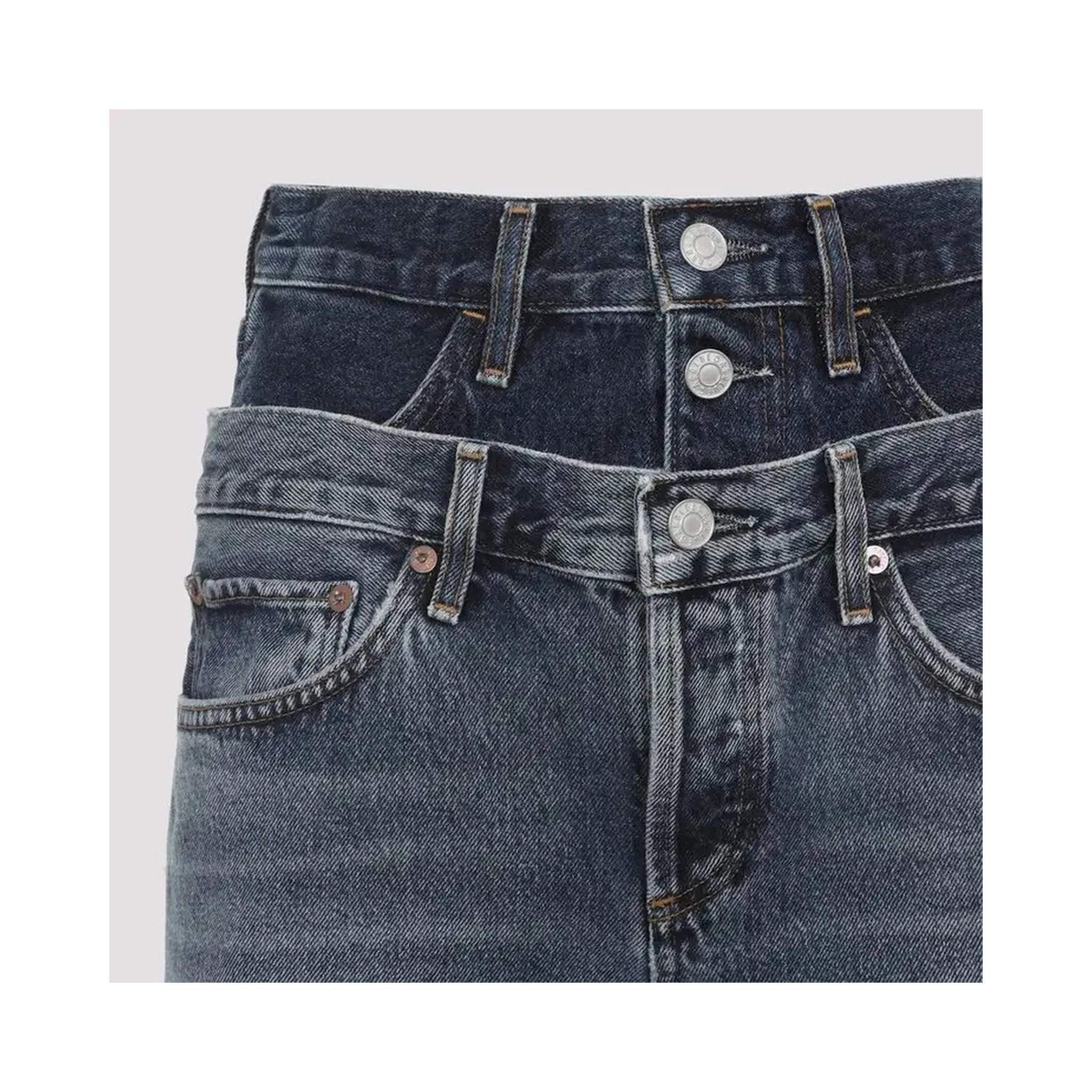 "Elson" double waist jeans