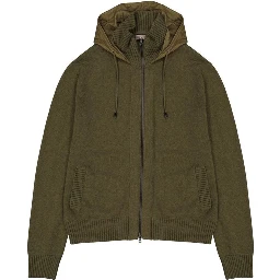 Bicolor Cashmere Hoodie