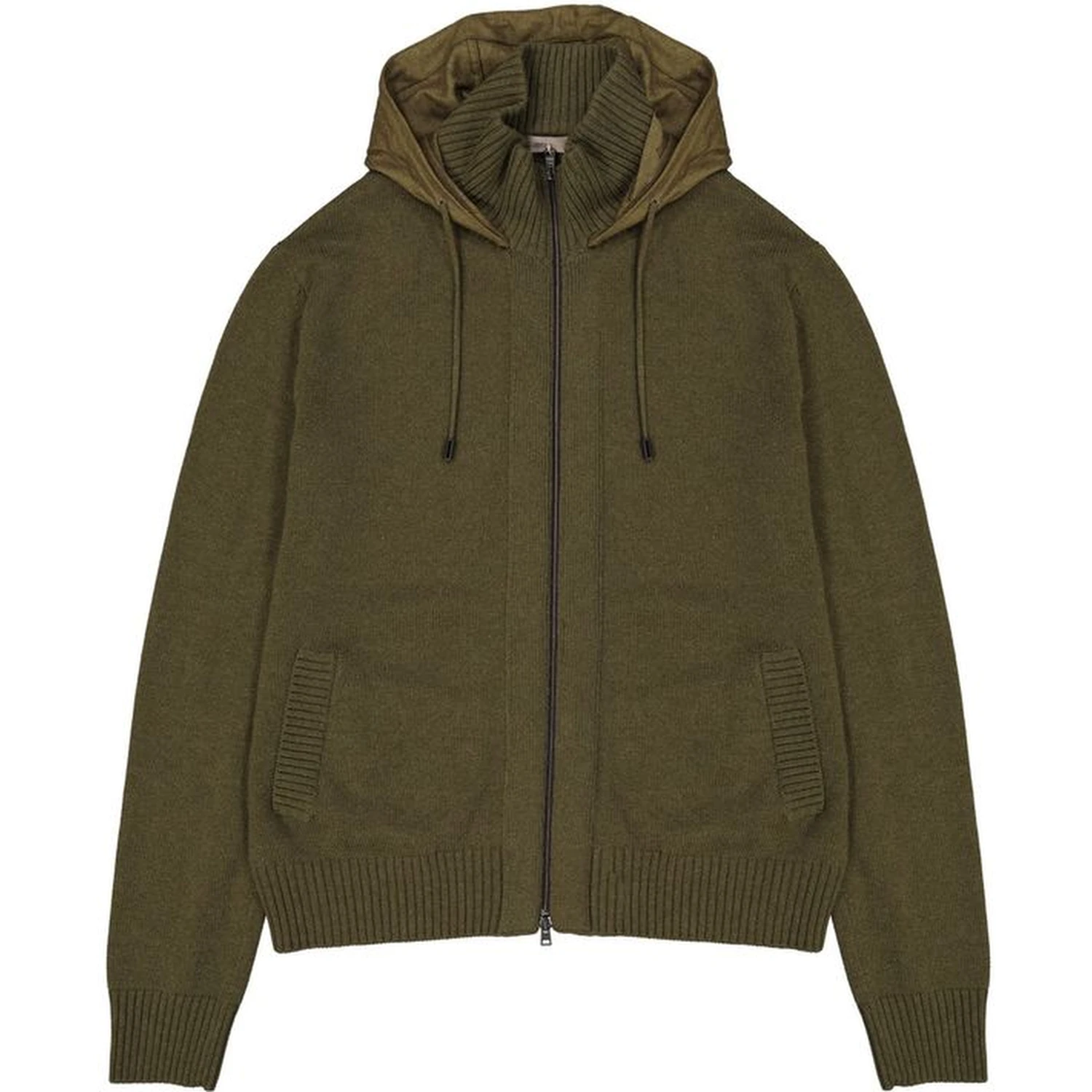 Bicolor Cashmere Hoodie
