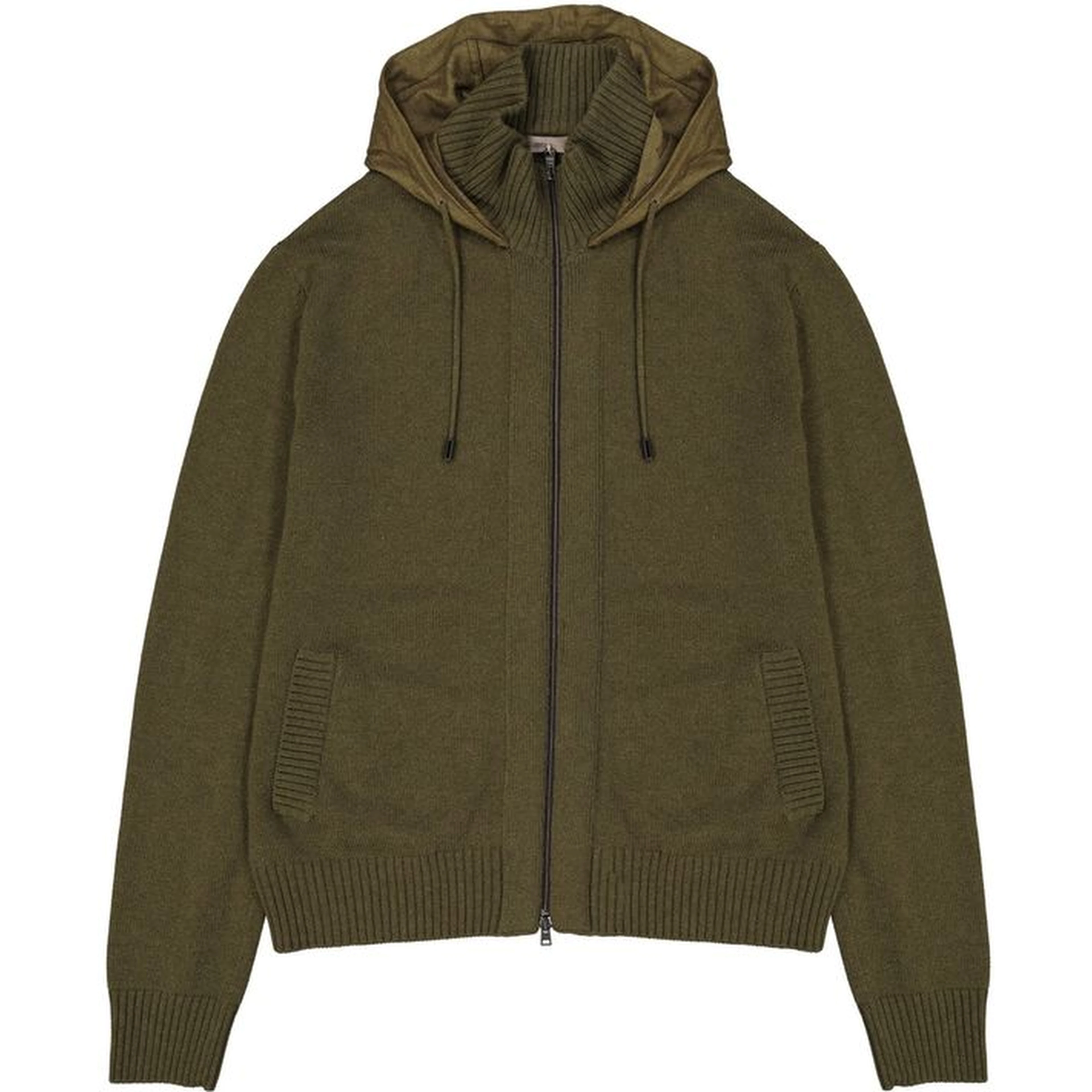 Bicolor Cashmere Hoodie