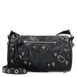 Black Lamb Leather Shoulder Bag