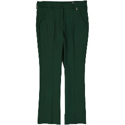 Bicolor Elastane Casual Pants