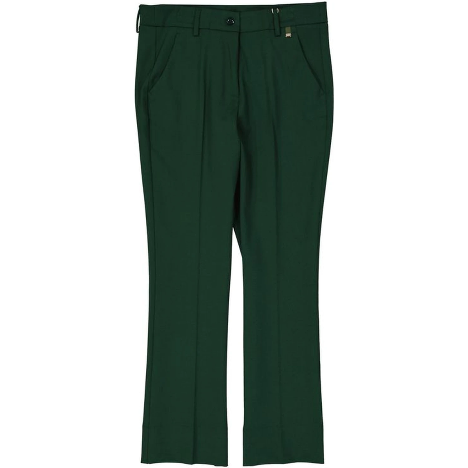 Bicolor Elastane Casual Pants