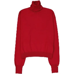 Multicolor Virgin Wool Turtleneck