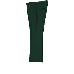 Bicolor Elastane Casual Pants
