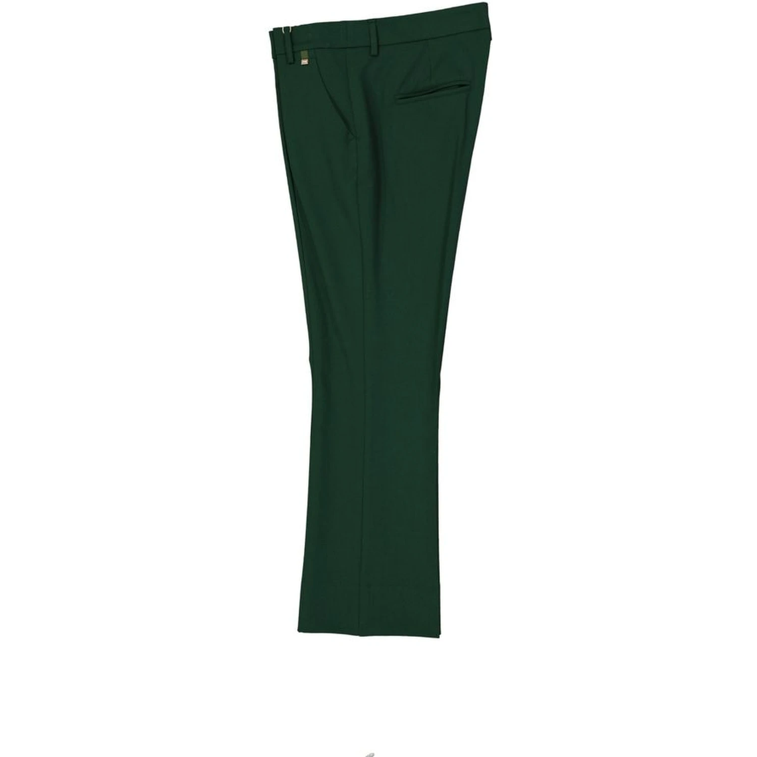 Bicolor Elastane Casual Pants