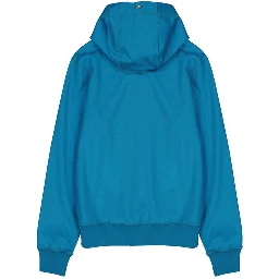 Blue Polyester Sweatshirt