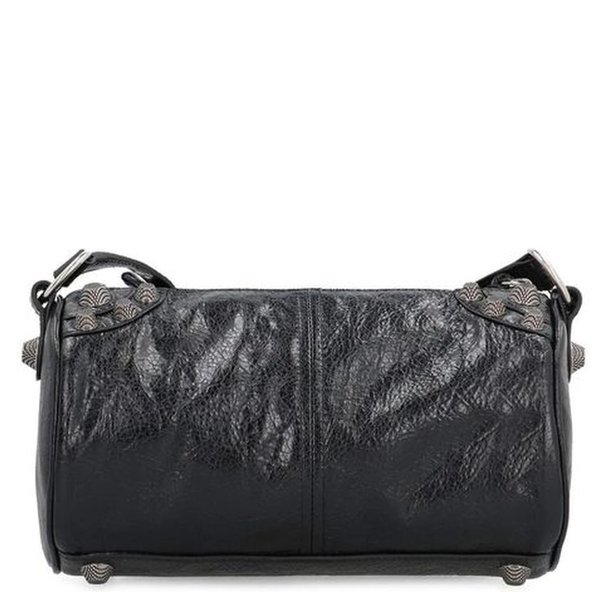 Black Lamb Leather Shoulder Bag