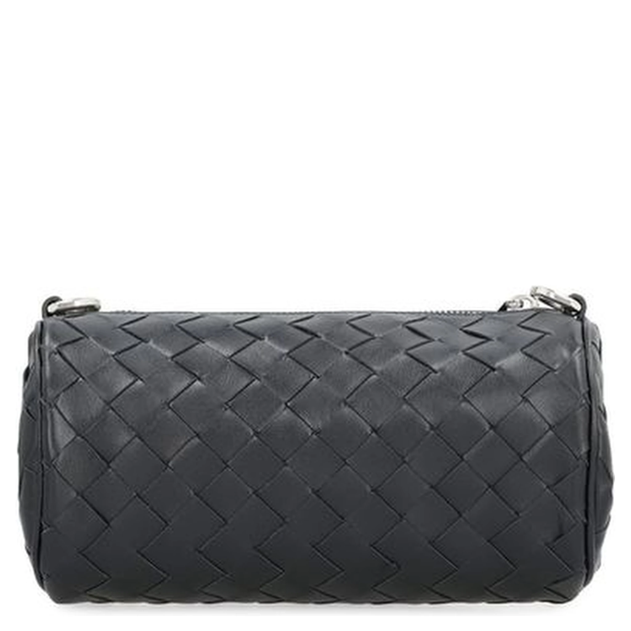 Black Calfskin Shoulder Bag