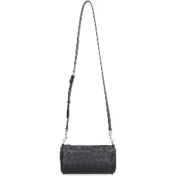 Black Calfskin Shoulder Bag