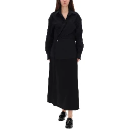 LONG WRAP DRESS