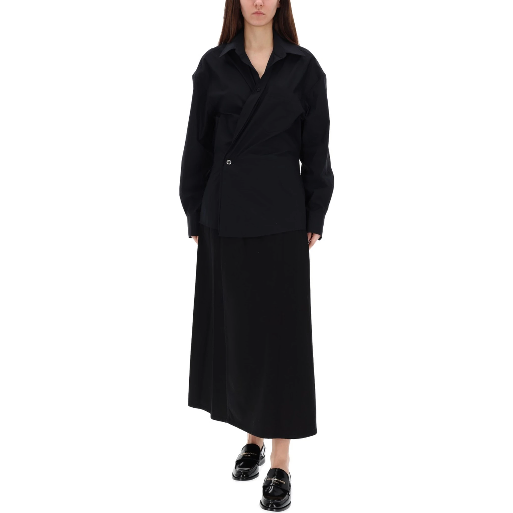 LONG WRAP DRESS