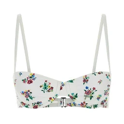 FLORAL PRINT BIKINI TOP