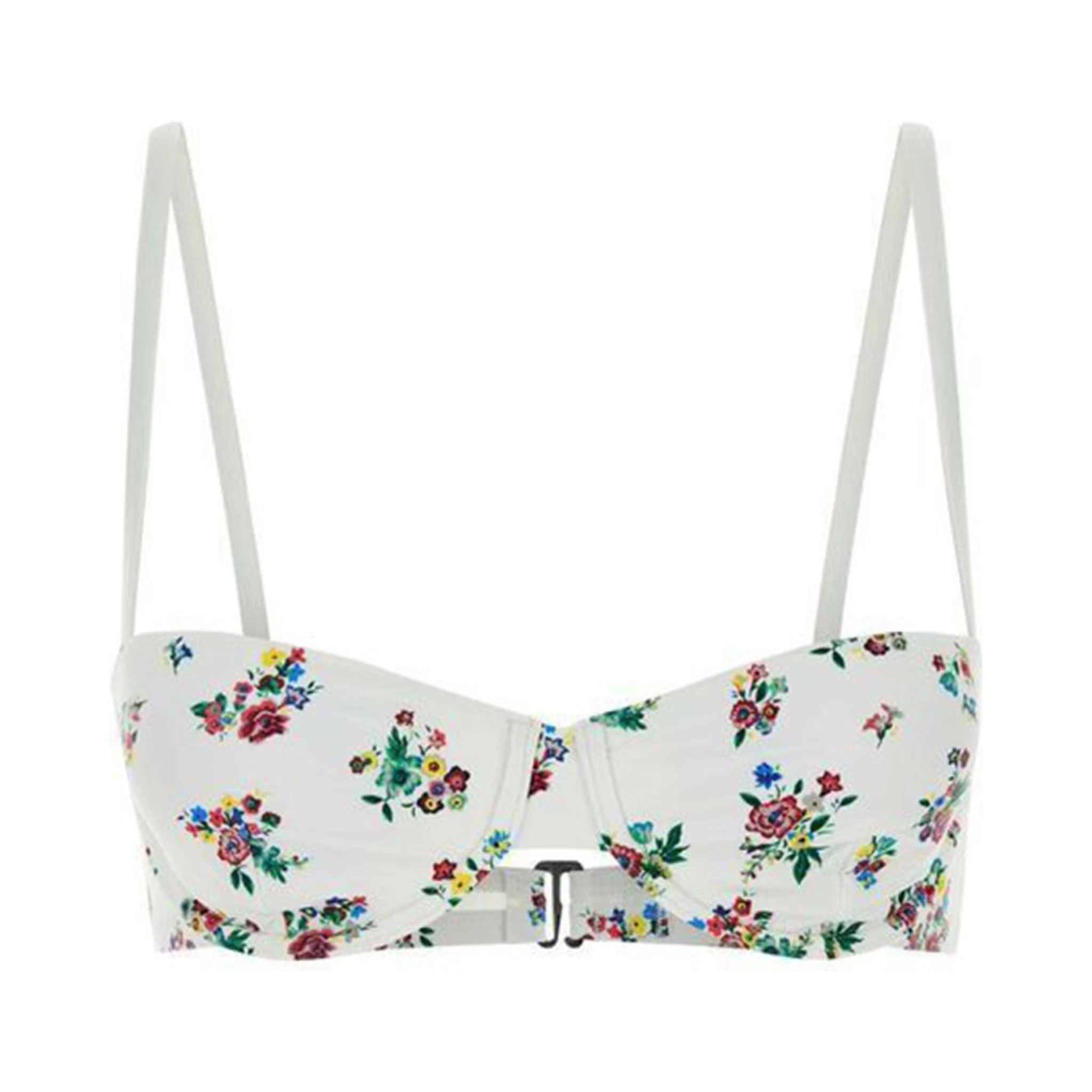 FLORAL PRINT BIKINI TOP