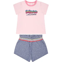 LOGO T-SHIRT AND SHORTS SET