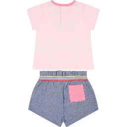 LOGO T-SHIRT AND SHORTS SET