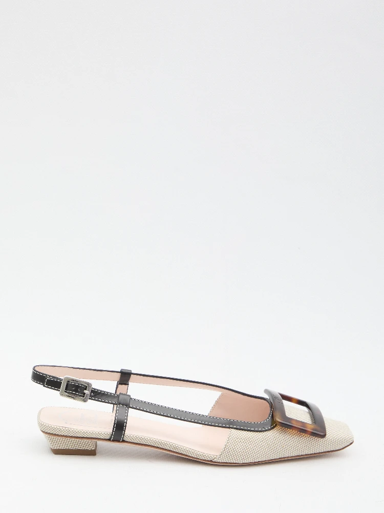 أحذية باليه مفتوحة من الخلف من تصميم Belle Vivier