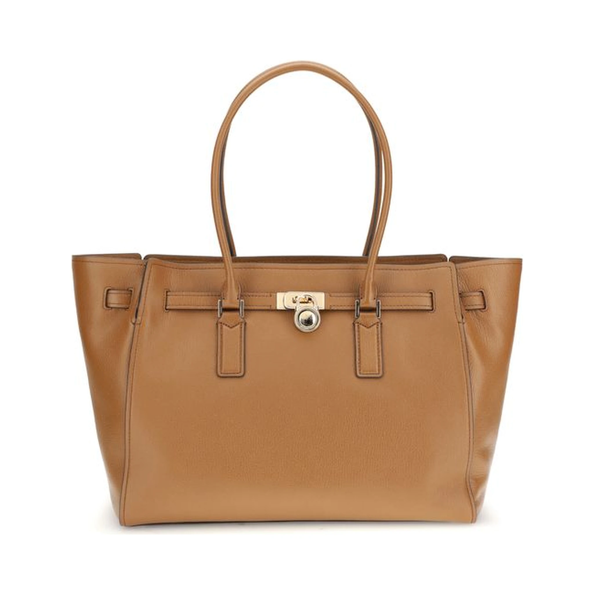 حقيبة كتف بوس توروس من جلد العجل البيج