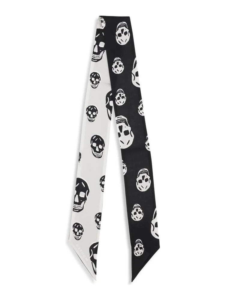 Black Silk Scarf