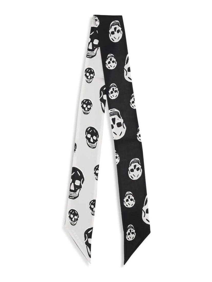 Black Silk Scarf