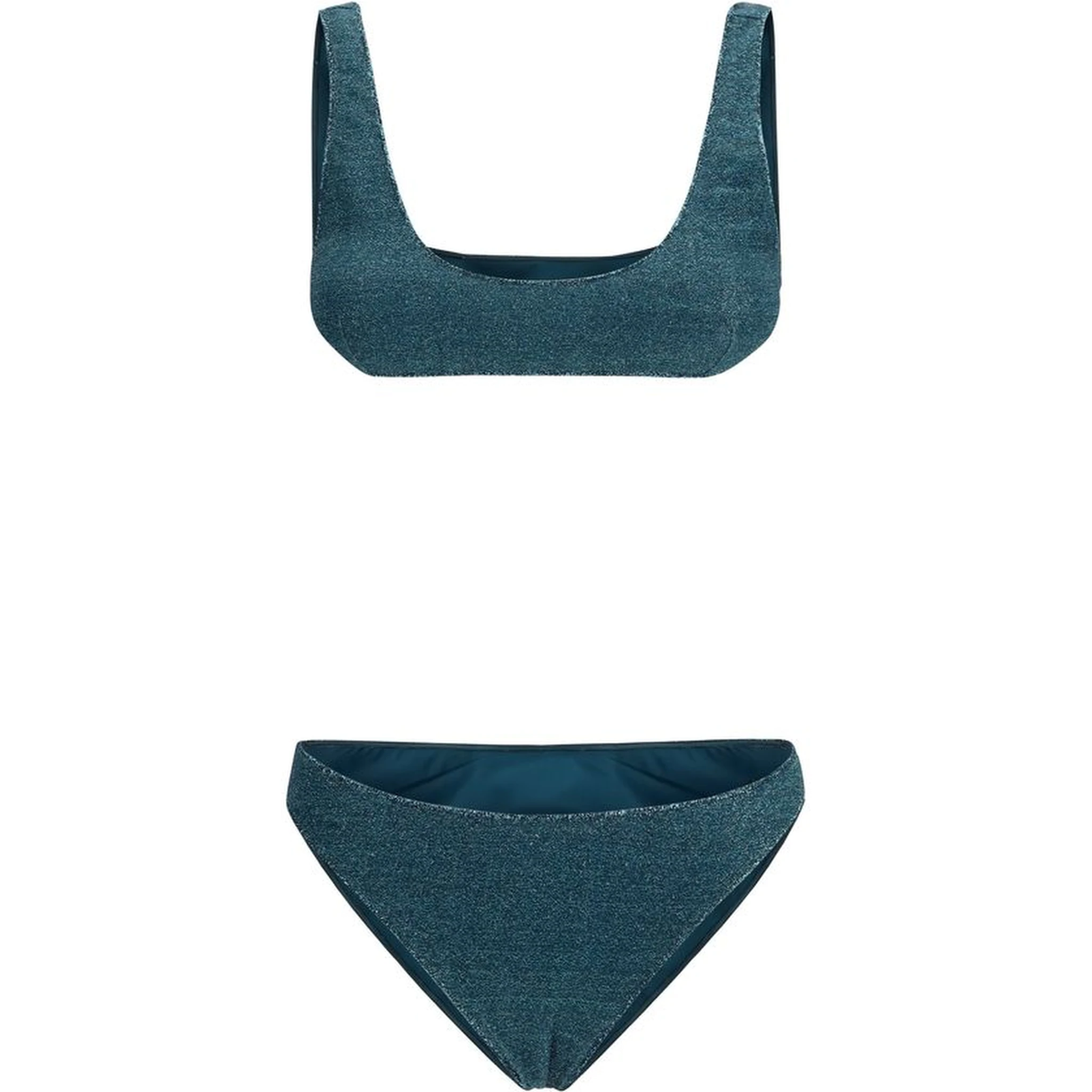 Blue Polyamide One-Piece Swimsuit