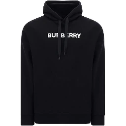 Black Cotton Sweatshirt