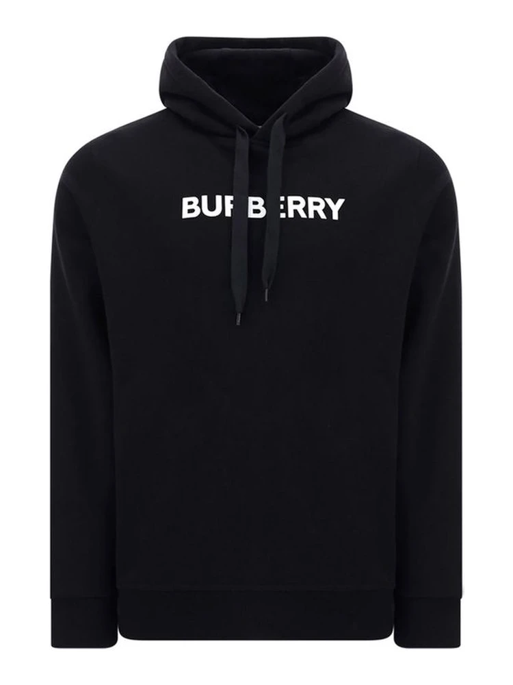 Black Cotton Sweatshirt