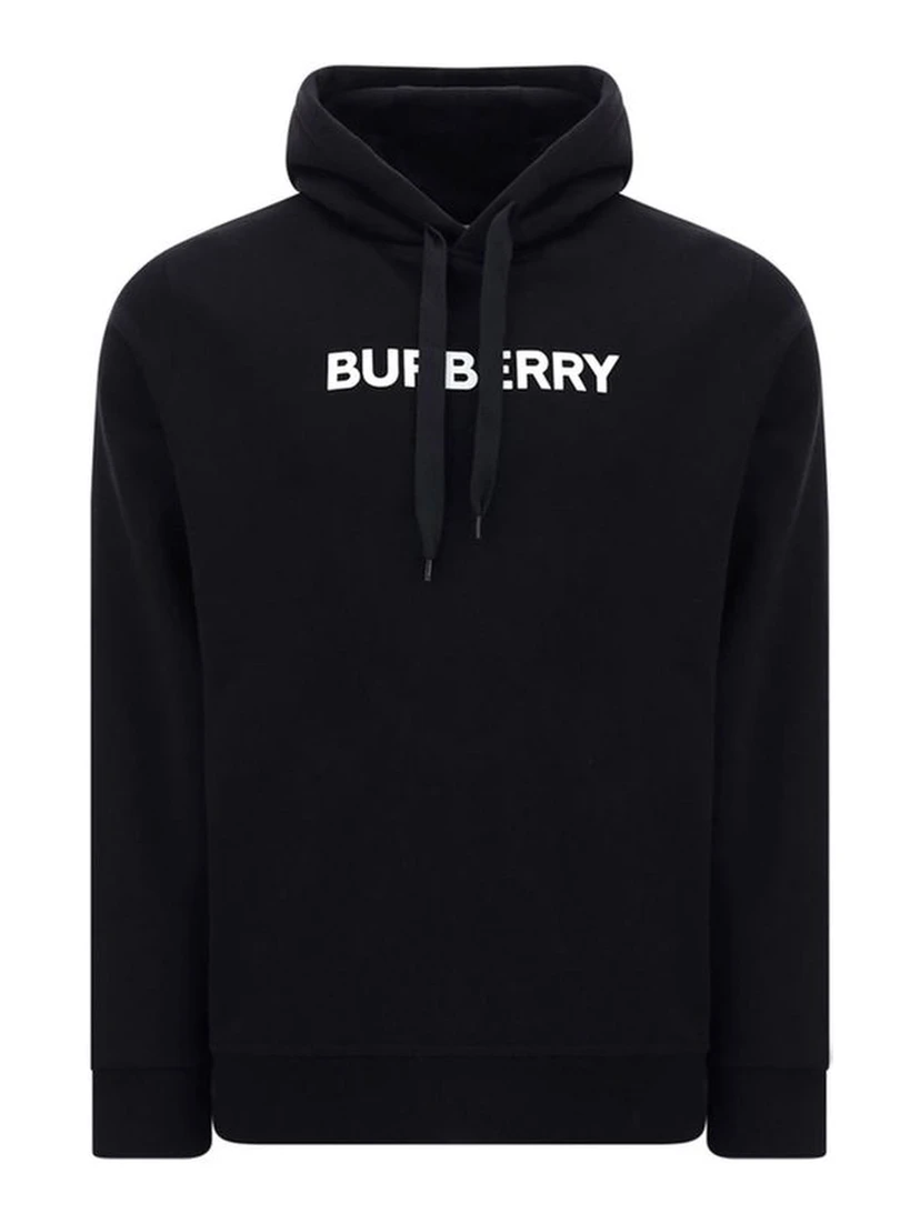 Black Cotton Sweatshirt